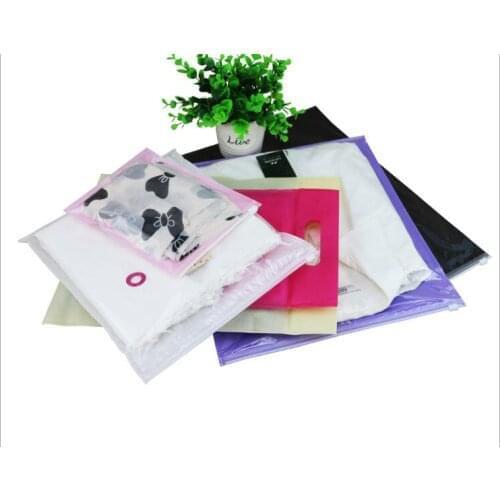 Wholesale 600pcs Non-woven Back Zipper Ziplock Packaging Bag Plastic Clothe Winter Autumn Sheets Jacket Cover Pant Shirt Coat