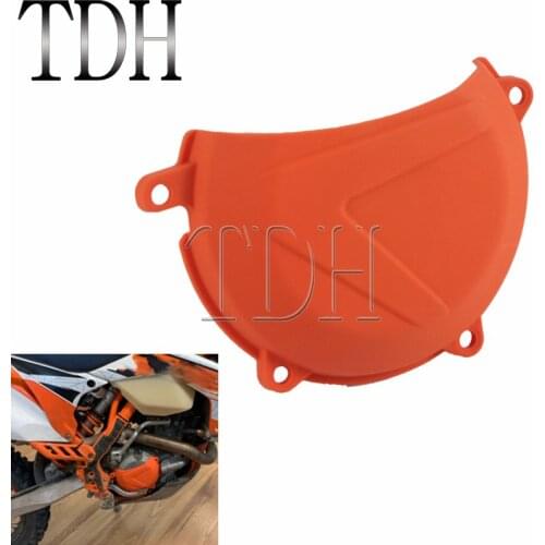 Orange ABS Plastic Engine Clutch Cover Protector Protection Guard For EXC XCW 450/500 2012-2016 SXF XCF 450 2013 2014 2015