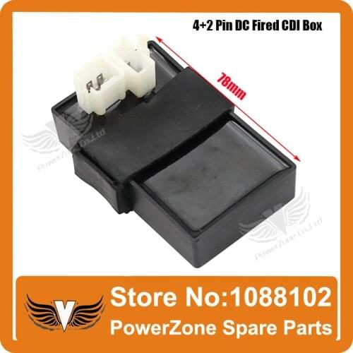 DC Fired 6pin 4+2 Pins CDI Fit tCG CB 125cc 150cc 250cc Motorcyle Scooter ATV Quad Go Kart Buggy Free Shipping