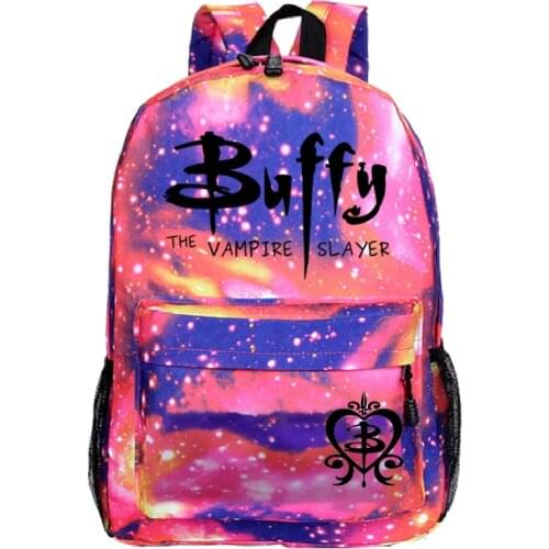 Buffy The Vampire Slayer School Bag Kids School Backpacks Galaxy Backpack Teenager Boys Girls Backpacks Buffy The Vampire Slayer
