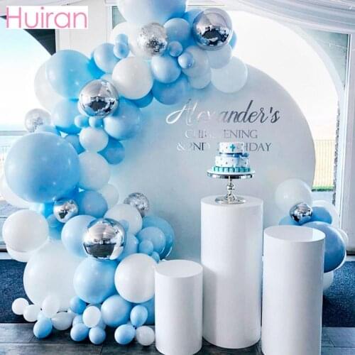141pcs Blue Macaron Balloon Arch Birthday Party Decor Kids Adult Wedding Birthday Party Supplies Ballon Garland Baby Shower Deco