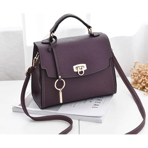 MONNET CAUTHY Female Totes Concise Chic Style Fashion Office Lady Handbags Solid Color Wine Red Army Green Black Crossbody Bags