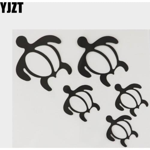 YJZT 15.2CM×13.3CM Marine Animal Sea Turtle Vinyl Car Sticker Decal 18A-0149