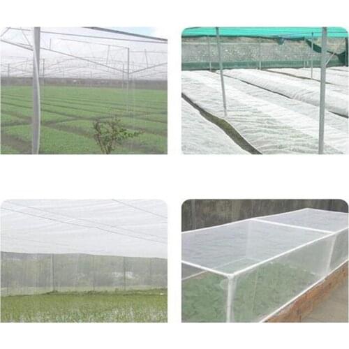 Greenhouse Protective Net 60mesh Fruit Vegetables Care Cover Insect Net Plant Cover Net Garden Pest Control Plant Potection Net