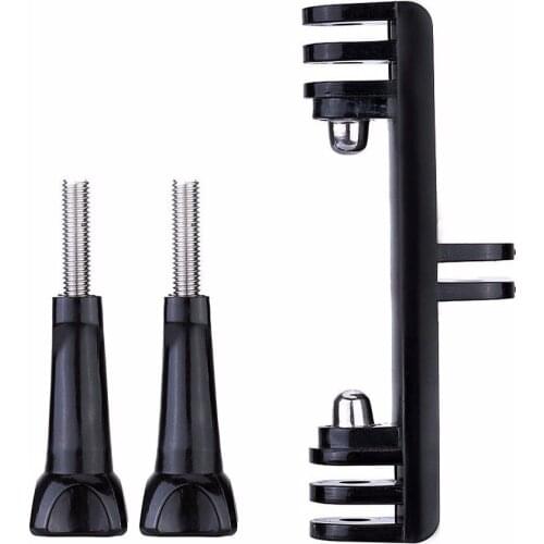 10pcs Selfie Holder Mount Double Bracket Bridge Connector with Screws For Gopro hero 4 3+ 4s 3 Xiaoyi SJ4000 SJ5000 SJ6000