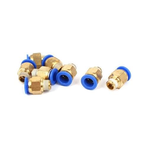 12mm to 1/4BSP Male Thread Air Pneumatic Push in Connectors Quick Fittings 8pcs