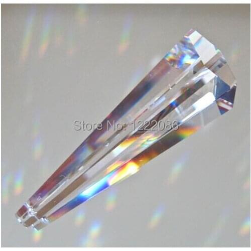 245PCS Crystal Flute Prism Suncatcher Ornament 63mm Chandelier Crystal Prism