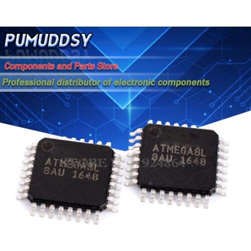 5PCS ATMEGA8A-AU ATMEGA8A TQFP-32 Instead of (ATMEGA8L-8AU and ATMEGA8-16AU )100% IC