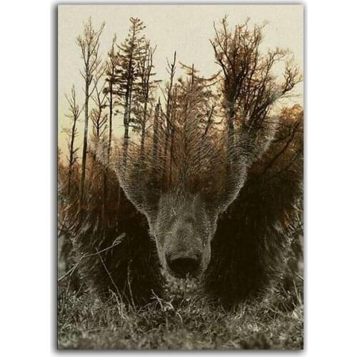 5D Diy Diamond Painting Cross Stitch animal Icon Diamond puzzle Mosaic Bear picture Diamond Embroidery sale Home Decoration