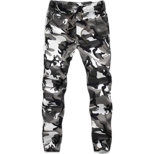 Camouflage Military Jogger Pants Men 2020 Pure Cotton Mens Spring Autumn Pencil Harem Pant Men Comfortable Trousers Camo Joggers
