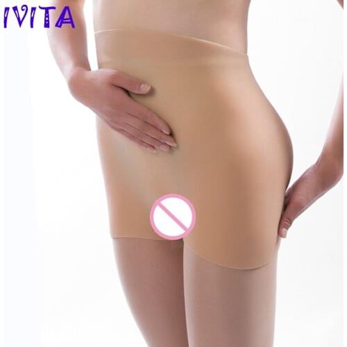 IVITA 7300g Realistic Silicone Fake Vagina For Crossdresser Sexy Shemale Underwear Transvestite Drag Queen Fashion Gift