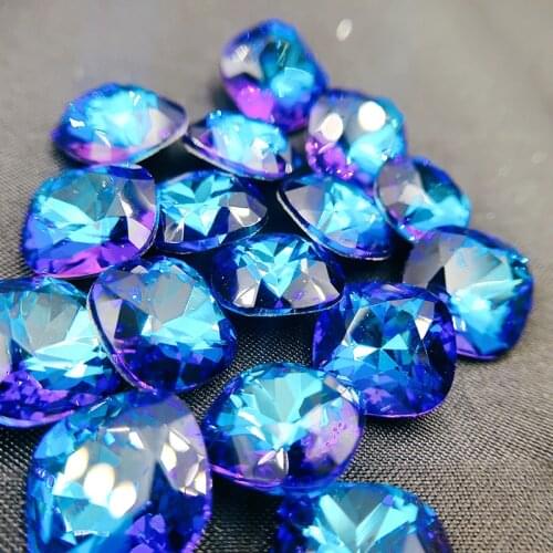 Square Cristal Stone Nail Rhinestones Cushion glass crystals strass rhinestone Pointback beads for DIY decorations jewelry maki