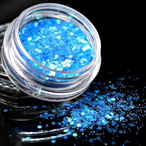 LOLEDE Colour Deongaree Color Sequins Nail Art Glitter Flakes UV Gel Polish Star Heart Flower Paillette Decor Tools