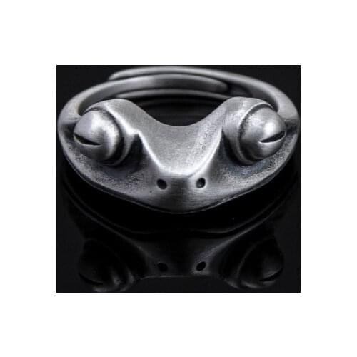 Frog Retro Personality Creative Animal Unisex Frog Open Adjustable Rings