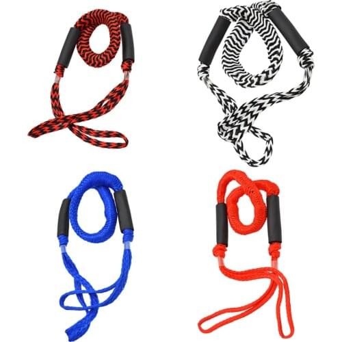 Marine Mooring Rope for Boat 4 ft Elastic Bungee Dock Line Anchor Rope Bungee Cord Dockline Boats Kayak Water Accessories