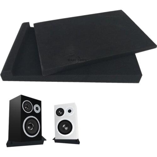 A Set 30x17x4CM Sponge Studio Monitor Speaker Acoustic Foam Soundproof Foam Isolator Pads High Density Music Studio Accessories