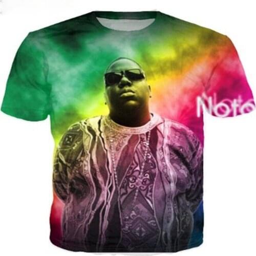 New Hip Hop Star Biggie Smalls Men T Shirt Women Tupac 2Pac Printed 3d T Shirts Casual Summer Tops Fashion Streetwear T-Shirts