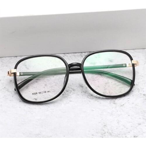 New TR90 Flexible Non Slip Spectacles Frame Mens Simple Wide Sided Comfortable Eyeglasses Womens Plain Face Thinner Eyewears