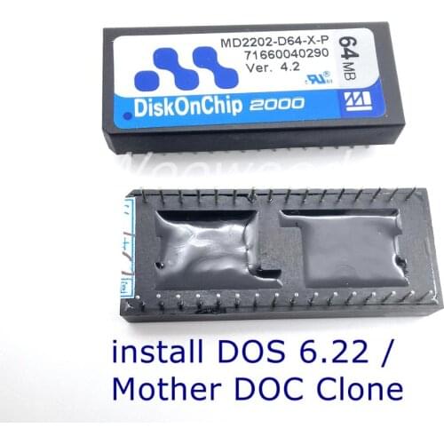 NEW MD2202-D64-X-P MD2202-D64 (DOS 6.22 or DOC Clone) 64M DOC DiskonChip