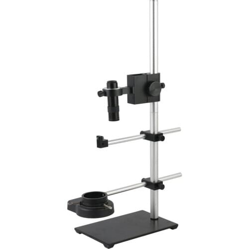 Full Metal Holder Stand Adjustable Microscope Stand Boom Stand Set High Working Distance For Digital Video Microscope Camera