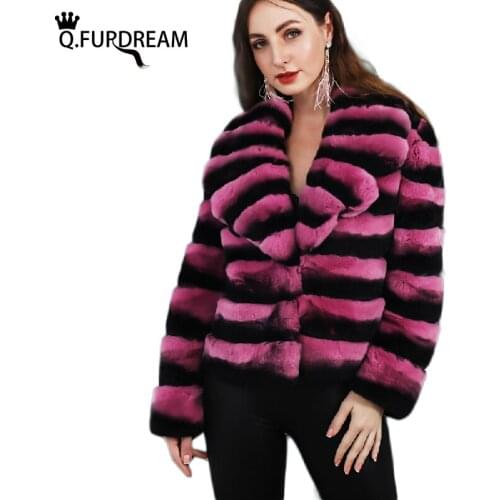 Q.FURDREAM Short Fur Coats