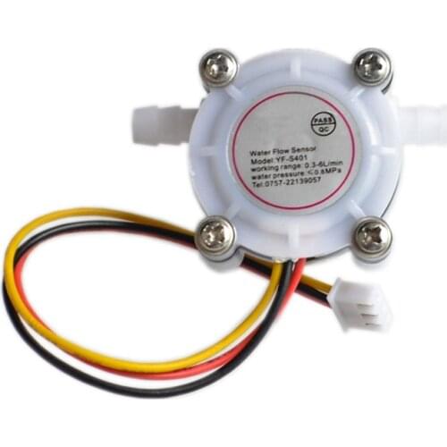 YF-S401 Water Flow Sensor Switch Meter Flowmeter Coffee Dispenser Counter Fluid Control 0.3-6L/min