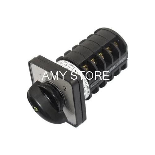 Self Locking 20 Terminals AC 660V 10A Cam Combination Changeover Switch Ulhok