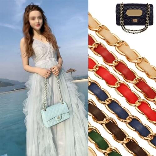 125cm Detachable Replacement Shoulder Bag Strap PU Leather Long Belts Handbag Chain Strap Bands Bag Accessories