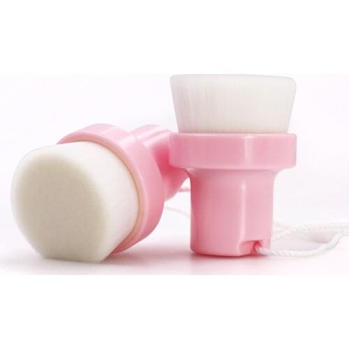 Facial Cleansing Brush Wood Handle Soft Superfine Fiber Deep Clean Exfoliator Rich Foam Helper Skin Care Facial Beauty Tools