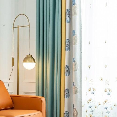 Blackout Curtains Kids Thick Curtain For Living Room Bedroom Kitchen window Boys Girls Bedroom Luxury French Window Curtains