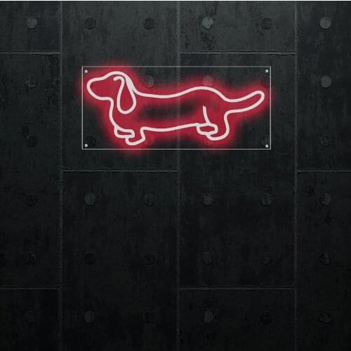 Dachshund Led Neon Sign for Party Bar Home Wall Decor Gift Idea
