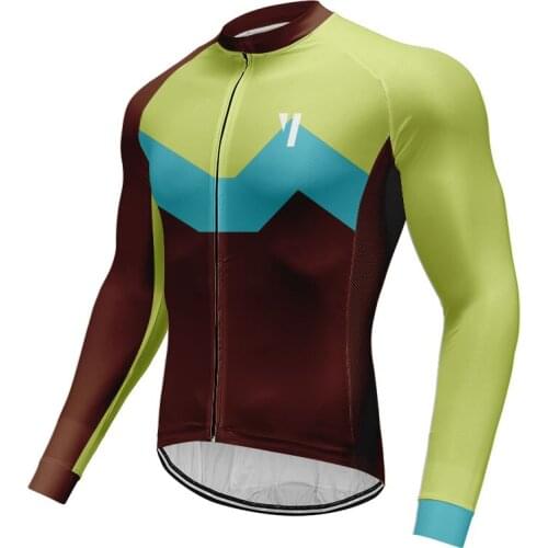Spring/Autumn 2020 Por Team Runchita Mens Long Sleeve Cycling Jersey Shirts MTB Mountain Maillots Ciclismo Bike Tops Clothing