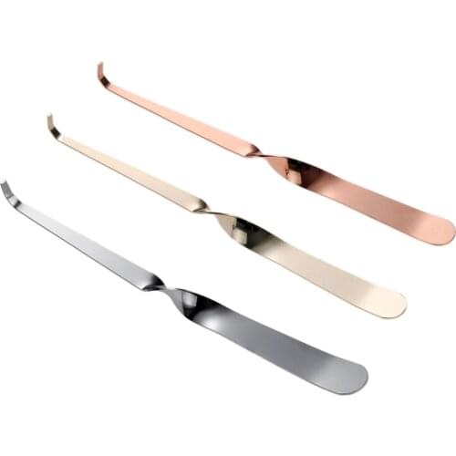 1pc Candle Snuffer Trimmer Hook Stainless Steel candle flame Extinguisher put out fire wick cutter Spiral 20cm Rose Gold Silver