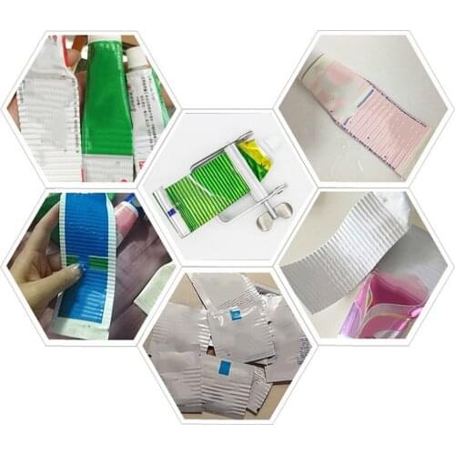 Aluminum Compound Squeezer Matte Handle Design Squeeze Cream Tube Cleansing Foam Helps Prevent Waste 1 Set