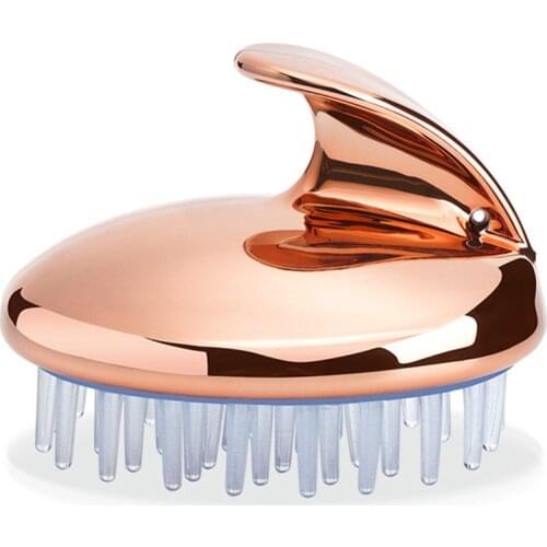 1pc Silicone Silicone Head Massage Brush Body Shampoo Scalp Massage Brush Comb Hair Washing Comb Shower Bath Brush
