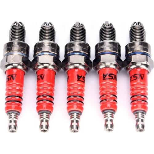 1pc Spark Plug High Performance 3-Electrode For GY6 Scooter Motorcycle Spark Plug Accessories