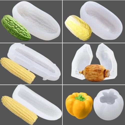 3D Creative Silicone Corn Chili Bitter Gourd Mold Mousse Cake Mold Baking Tools DIY Cake