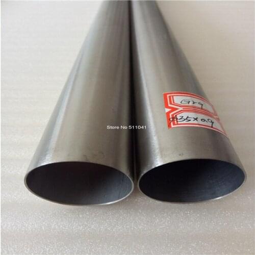 Grade 9 seamless titanium tubes 35mm*0.9mm*1000mm ,5pcs wholesale price