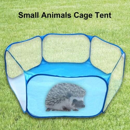 Children Folding Portable Interactive Game Tent Toy Balls Pool Baby Play Safety Fence Small Pet Rabbit Hedgehog Cage