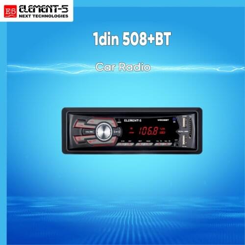 ELEMENT-5 1din 508+BT Radio AM/FM Car Stereo FM Bluetooth Car Player For Universal Host