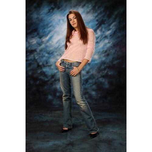 10X20ft Hand painted blue splash photo studio backdrops,old master muslin photographic background wedding custom service