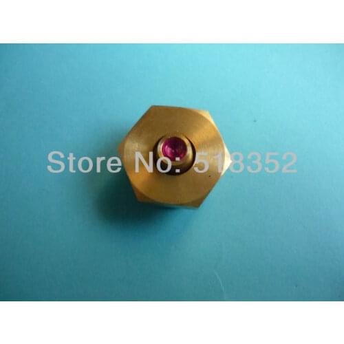 ID0.195mm Ruby Water Nozzle with 50mmx 50mm Water Jet Panel for WEDM-MS Medium Speed Wire Cutting Machine Parts