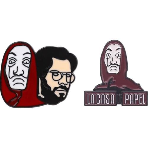 K3469 Classic Icons Hard Enamel Pins Brooch Women Backpack Bags TV Show Badges Buttons Denim Lapel Jewelry Friend Gifts