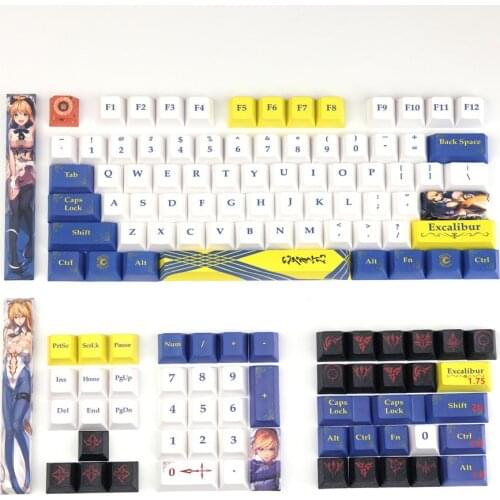 Alto Maria Keycaps Cherry Original Profile PBT keycaps 1.75U 2U 2.25U Shift For Mechanical Keyboard GH60 GK61 64 68 87 96 104