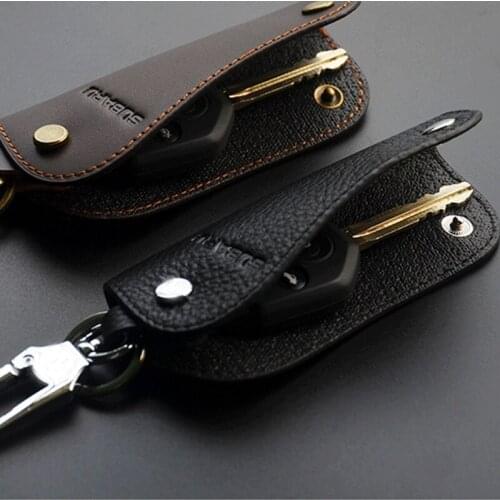 Car Leather Key Case Key Chain Key Cover Key Chain for Subaru Forester XV Outback Car key case leather Accessories