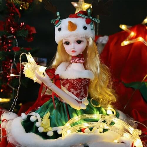 ICY DBS 1/3 60cm BJD Dream Fairy doll toy Christmas costume mechanical joint body, including suit, shoes and cosmetics