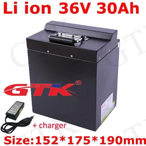 GTK 21700 36v 30Ah li-ion rechargeable battery high-rate discharge battery pack with BMS for e-bike scooter golf cart +charger