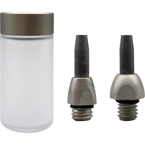 Dental Spray Nozzle Tip Steel Spray Nozzle Powder tank Suitable for alumina sandblasting gun Oral hygiene Autoclavable