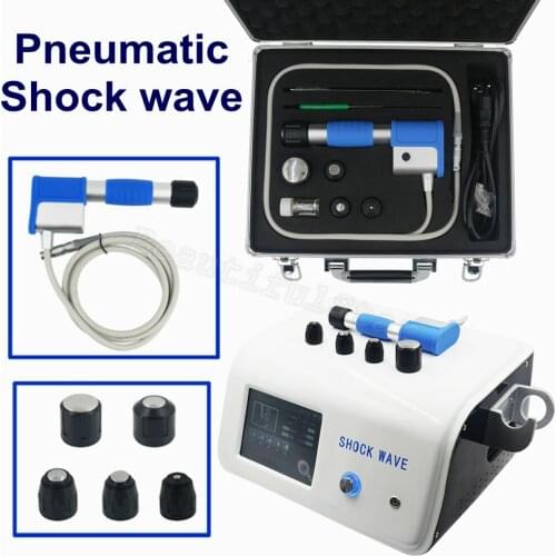 New Professional Shock Wave Extracorporeal Therapy Instrument Pneumatic for ED Treatment and Muscle Relaxation Body Massage Gun