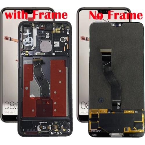 Original 6.1'' AMOLED For Huawei P20 Pro CLT-L09 L29 AL00 AL01 AL00L LCD Display With Touch Screen Digitizer Assembly + Frame